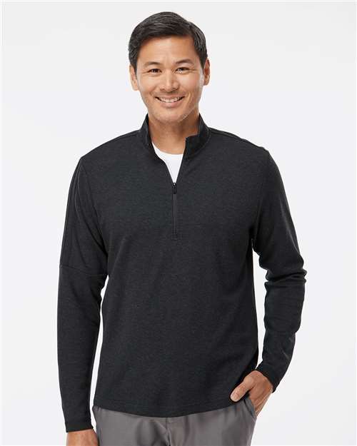 Custom Embroidered Adidas 3-Stripes Quarter-Zip Sweater A554