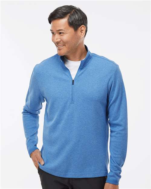 Custom Embroidered Adidas 3-Stripes Quarter-Zip Sweater A554