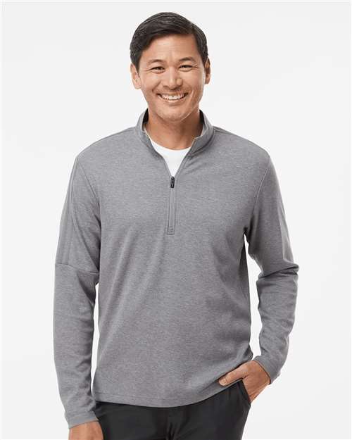 Custom Embroidered Adidas 3-Stripes Quarter-Zip Sweater A554