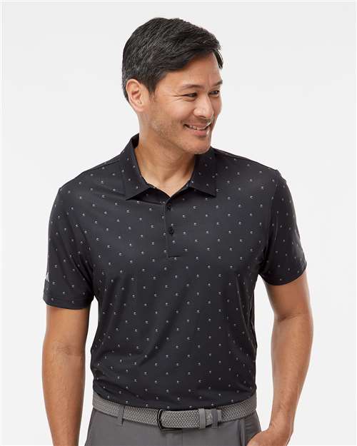 Custom Embroidered Adidas Pine Tree Polo A574