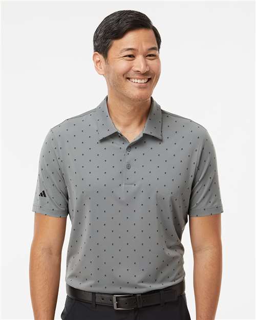 Custom Embroidered Adidas Pine Tree Polo A574