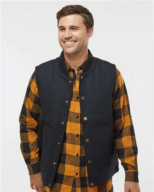 Custom Embroidered Independent Trading Co. Insulated Canvas Workwear Vest EXP560V