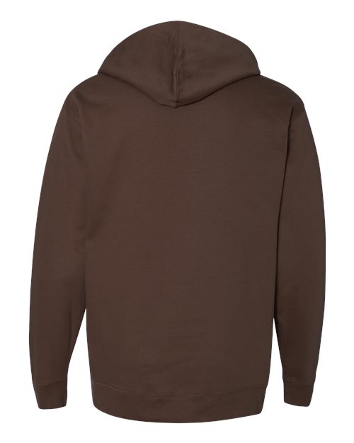 Independent Trading Co. Midweight Hooded Sweatshirt SS4500 Bone Custom Embroidered Business Logo