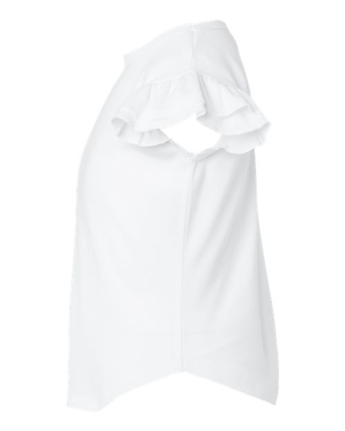 Rabbit Skins Toddler Flutter Sleeve Tee 3339