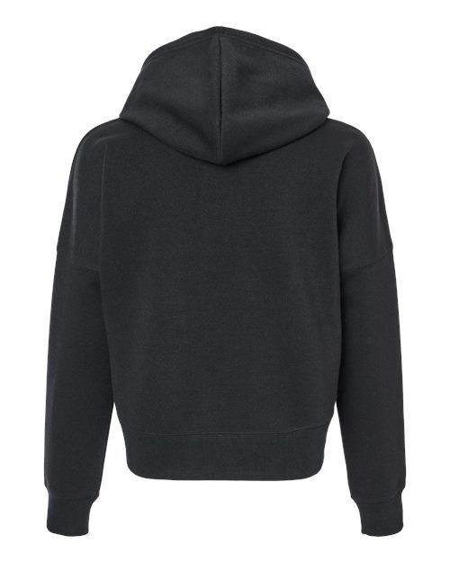 J. America Women's Crop Hooded Sweatshirt 8853