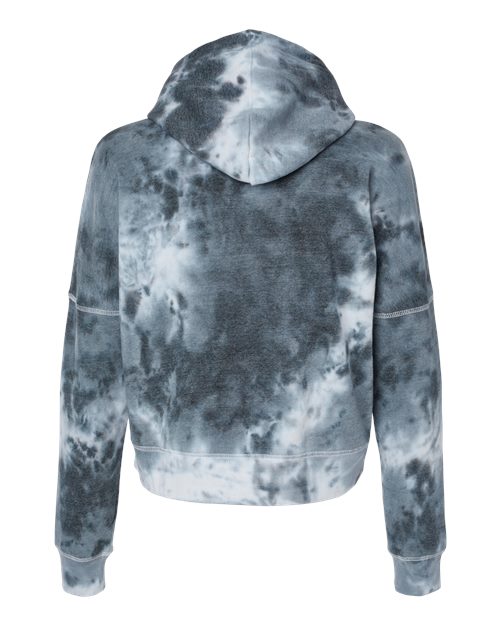 J. America Women's Crop Hooded Sweatshirt 8853