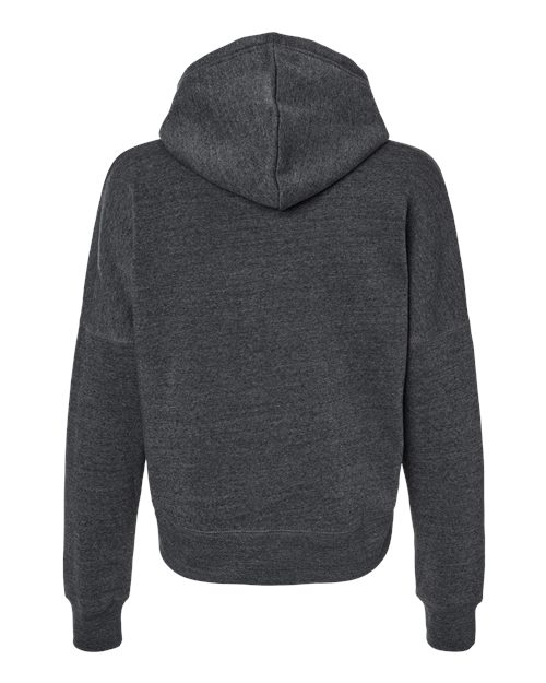 J. America Women's Crop Hooded Sweatshirt 8853