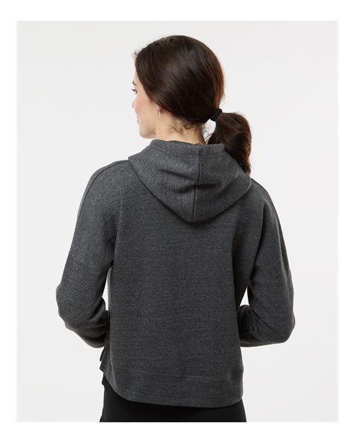 J. America Women's Crop Hooded Sweatshirt 8853