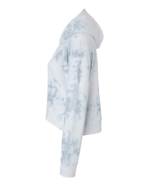 J. America Women's Crop Hooded Sweatshirt 8853