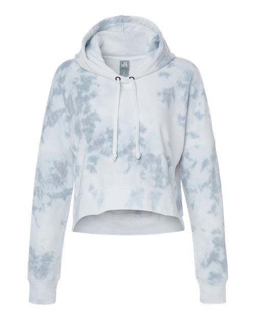 J. America Women's Crop Hooded Sweatshirt 8853