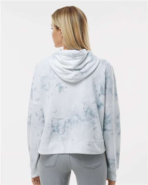 J. America Women's Crop Hooded Sweatshirt 8853