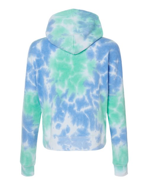 J. America Women's Crop Hooded Sweatshirt 8853