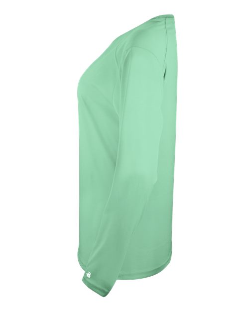 Badger Women's Tri-Blend Long Sleeve T-Shirt 4964 Mint