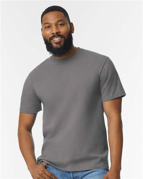 Custom Embroidered Gildan Softstyle® Midweight T-Shirt 65000 Charcoal