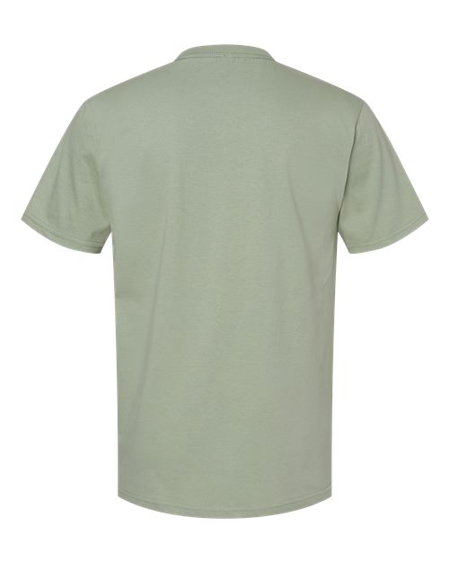 Gildan Softstyle® Midweight T-Shirt 65000 Sage Custom Embroidered Business Logo