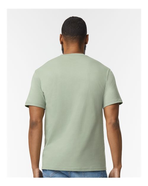 Gildan Softstyle® Midweight T-Shirt 65000 Sage Custom Embroidered Business Logo