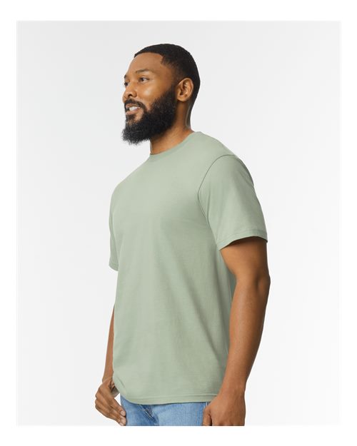 Gildan Softstyle® Midweight T-Shirt 65000 Sage Custom Embroidered Business Logo