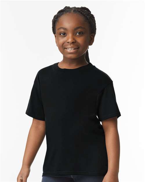 Custom Embroidered Gildan Softstyle® Youth T-Shirt 64000B Black