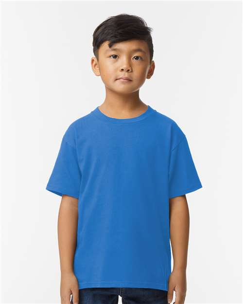 Custom Embroidered Gildan Softstyle® Youth Midweight T-Shirt 65000B