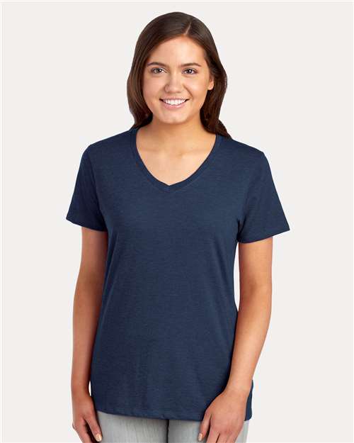 Custom Embroidered JERZEES Women's Premium Blend V-Neck 560WVR