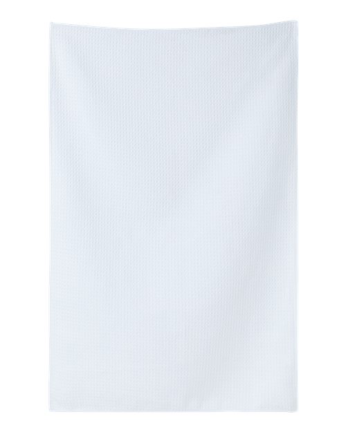 Liberty Bags Sublimation Waffle Weave Golf Towel PSB1625WFL Custom Embroidered Business Logo