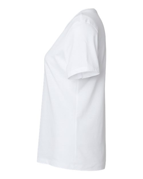 BELLA + CANVAS Women's Relaxed Heather CVC V-Neck Tee 6405CVC Custom Embroidered Business Logo