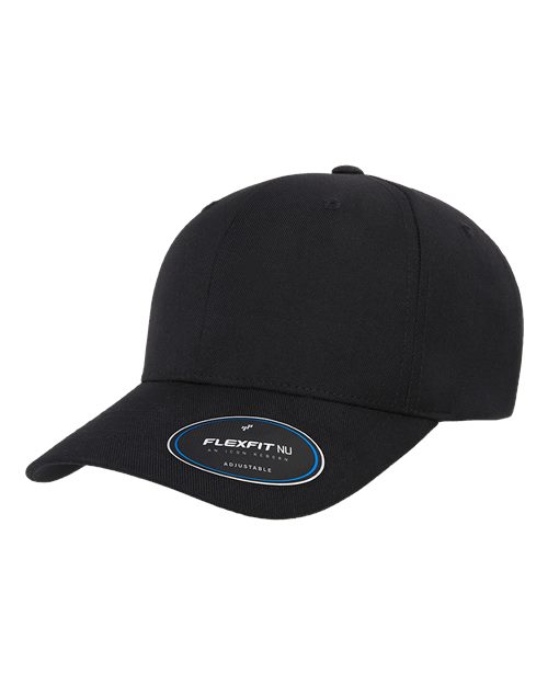 Flexfit NU® Adjustable Cap 6110NU Custom Embroidered Business Logo