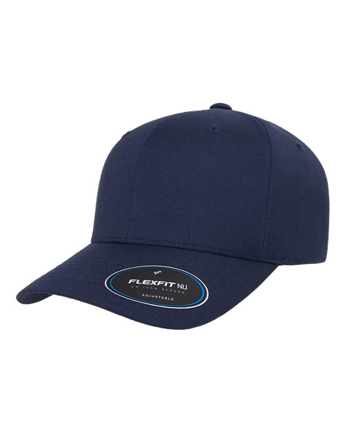 Flexfit NU® Adjustable Cap 6110NU Custom Embroidered Business Logo