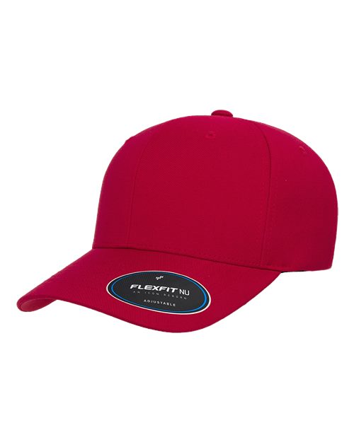 Flexfit NU® Adjustable Cap 6110NU Custom Embroidered Business Logo