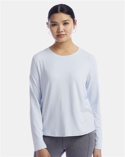 Custom Embroidered Champion Women's Sport Soft Touch Long Sleeve T-Shirt CHP140