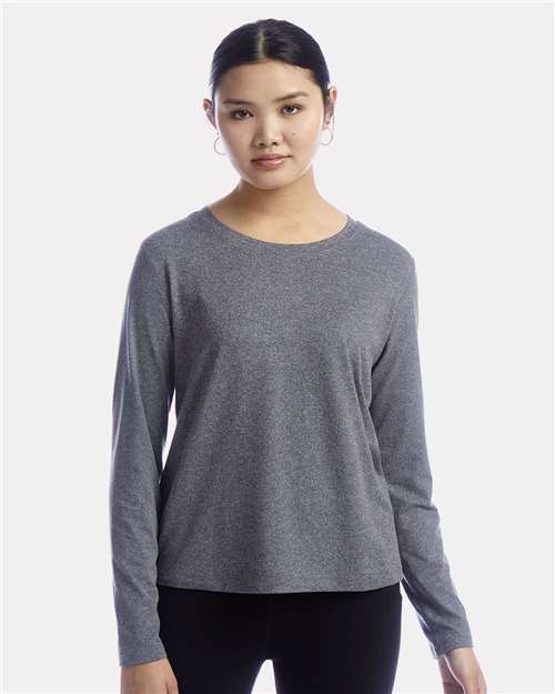 Custom Embroidered Champion Women's Sport Soft Touch Long Sleeve T-Shirt CHP140