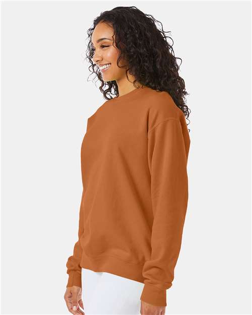ComfortWash by Hanes Garment-Dyed Crewneck Sweatshirt GDH400 Texas Orange