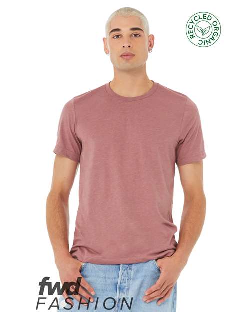 Custom Embroidered BELLA + CANVAS FWD Fashion Jersey Recycled Organic Tee 3001RCY