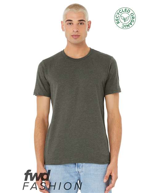 Custom Embroidered BELLA + CANVAS FWD Fashion Jersey Recycled Organic Tee 3001RCY
