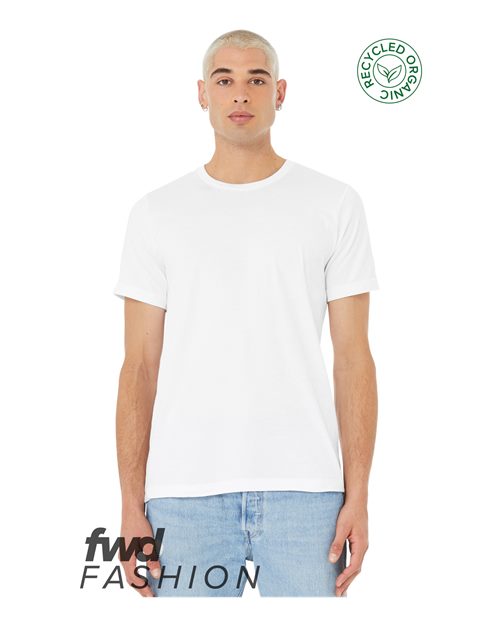 Custom Embroidered BELLA + CANVAS FWD Fashion Jersey Recycled Organic Tee 3001RCY