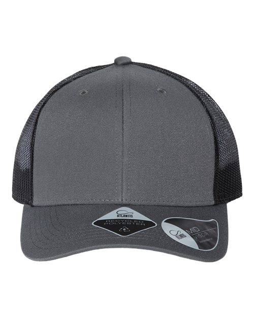 Atlantis Headwear Sustainable Trucker Cap BRYCE Custom Embroidered Business Logo