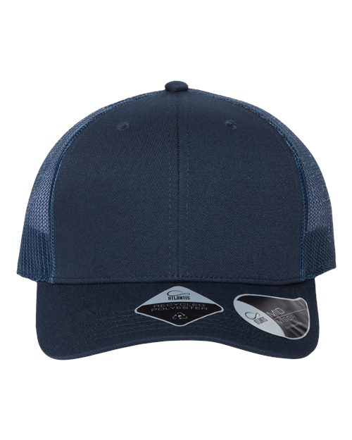 Atlantis Headwear Sustainable Trucker Cap BRYCE Custom Embroidered Business Logo