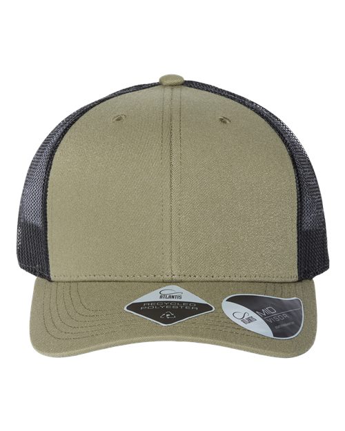 Atlantis Headwear Sustainable Trucker Cap BRYCE Custom Embroidered Business Logo
