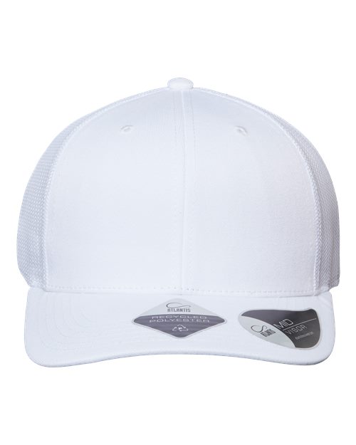 Atlantis Headwear Sustainable Trucker Cap BRYCE Custom Embroidered Business Logo