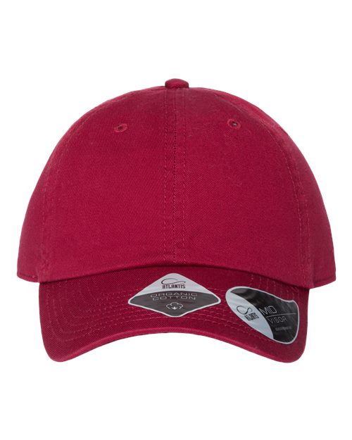 Atlantis Headwear Sustainable Dad Hat FRASER Custom Embroidered Business Logo