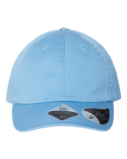 Atlantis Headwear Sustainable Dad Hat FRASER Custom Embroidered Business Logo