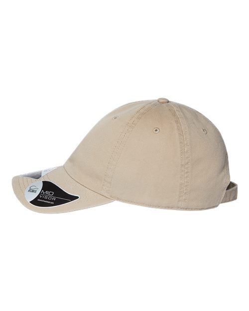 Atlantis Headwear Sustainable Dad Hat FRASER Custom Embroidered Business Logo