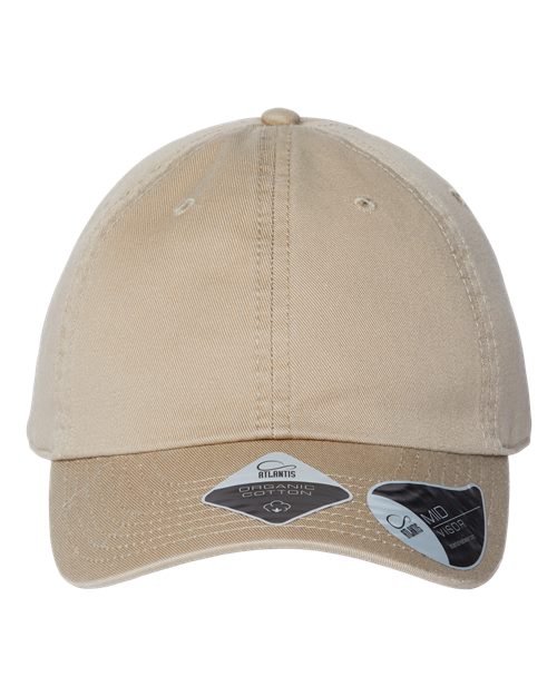Atlantis Headwear Sustainable Dad Hat FRASER Custom Embroidered Business Logo