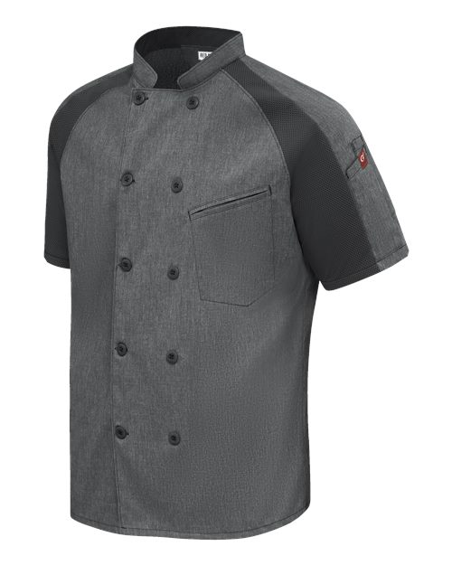 Chef Designs Airflow Raglan Chef Coat 052M Custom Embroidered Business Logo