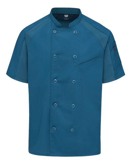 Chef Designs Airflow Raglan Chef Coat 052M Custom Embroidered Business Logo
