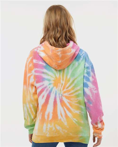 Colortone Tie-Dyed Cloud Fleece Hooded Sweatshirt 8600
