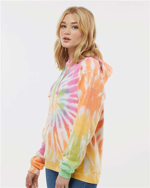 Colortone Tie-Dyed Cloud Fleece Hooded Sweatshirt 8600