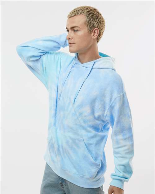 Colortone Tie-Dyed Cloud Fleece Hooded Sweatshirt 8600
