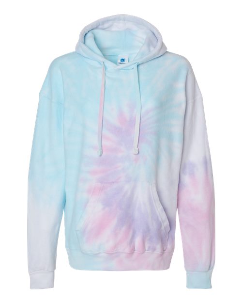 Colortone Tie-Dyed Cloud Fleece Hooded Sweatshirt 8600