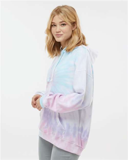 Colortone Tie-Dyed Cloud Fleece Hooded Sweatshirt 8600